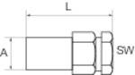 RIEGLER T-Schlauchverbindungsstutzen, für Schlauch LW 13 mm, Arbeitsdruck max. 10 bar, Temperaturbereich -40 bis 80 °C,-1