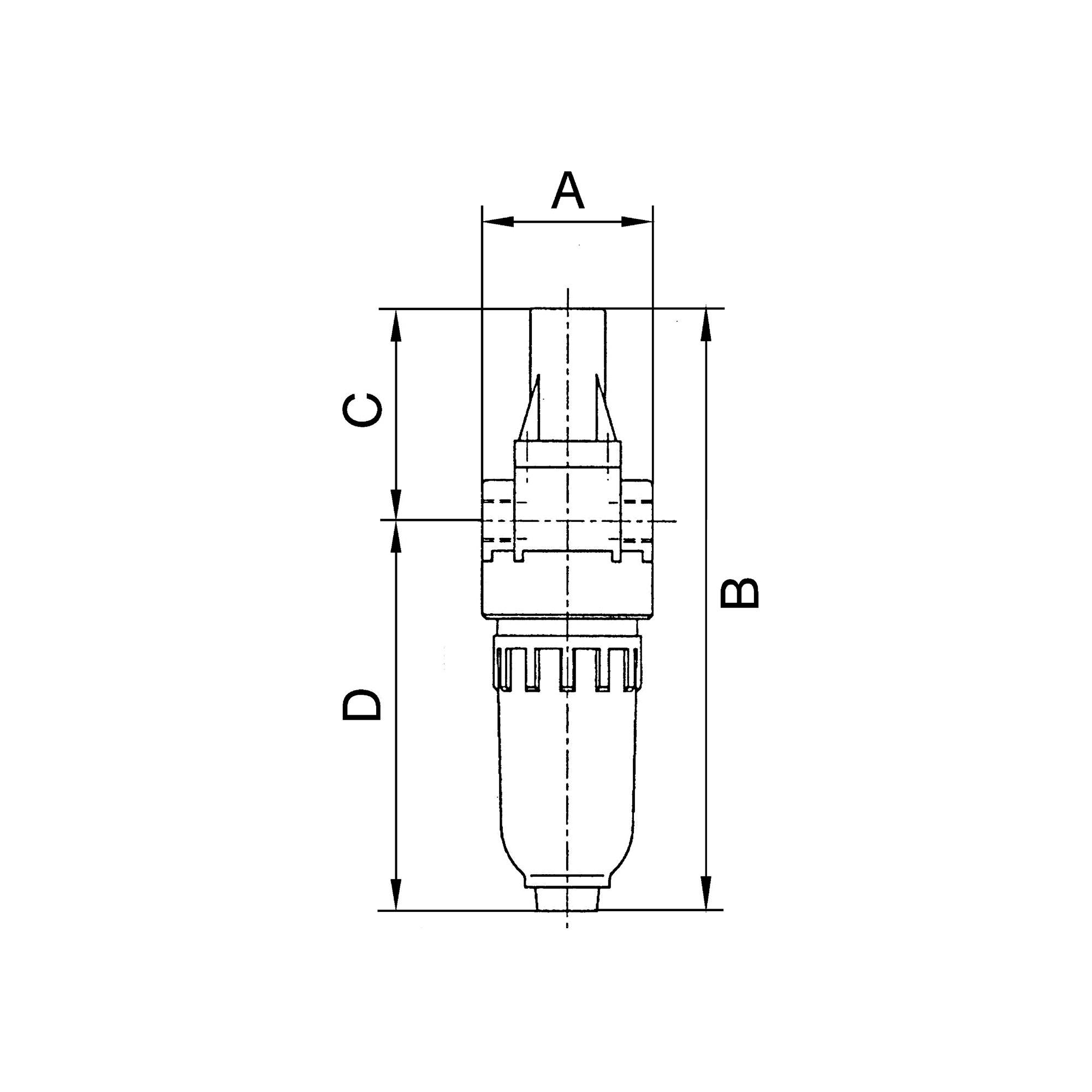 RIEGLER Nebelöler »Standard-mini« mit Polycarbonatbehälter, BG 0, G 1/4, PE max. 16 bar, Mediums-Umgebungstemperatur max-1