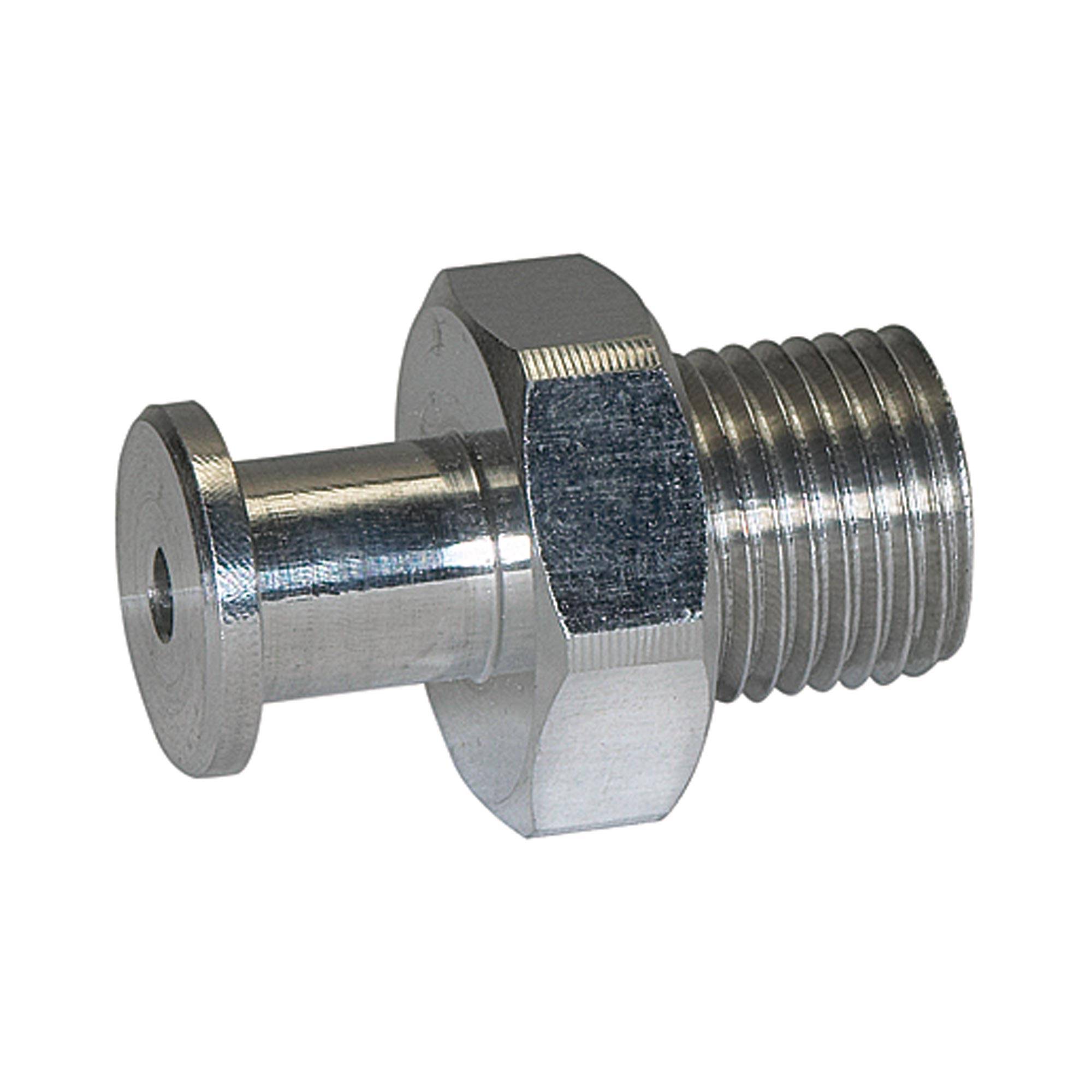 RIEGLER Anschlussnippel für Flachsauger, rund/oval, M3 Außengewinde, für Saugerdurchmesser 3,5 / 7x3,5 mm, NW 1. Anschl-0