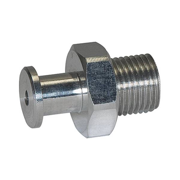 RIEGLER Anschlussnippel für Flachsauger, rund/oval, M3 Außengewinde, für Saugerdurchmesser 3,5 / 7x3,5 mm, NW 1. Anschl