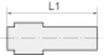 RIEGLER Reduzierungstück »value line«, Steckn. 6 mm, Schlauchanschluss 4 mm, Arbeitsdruck -0,98 bis 16 bar, Messing vern-1