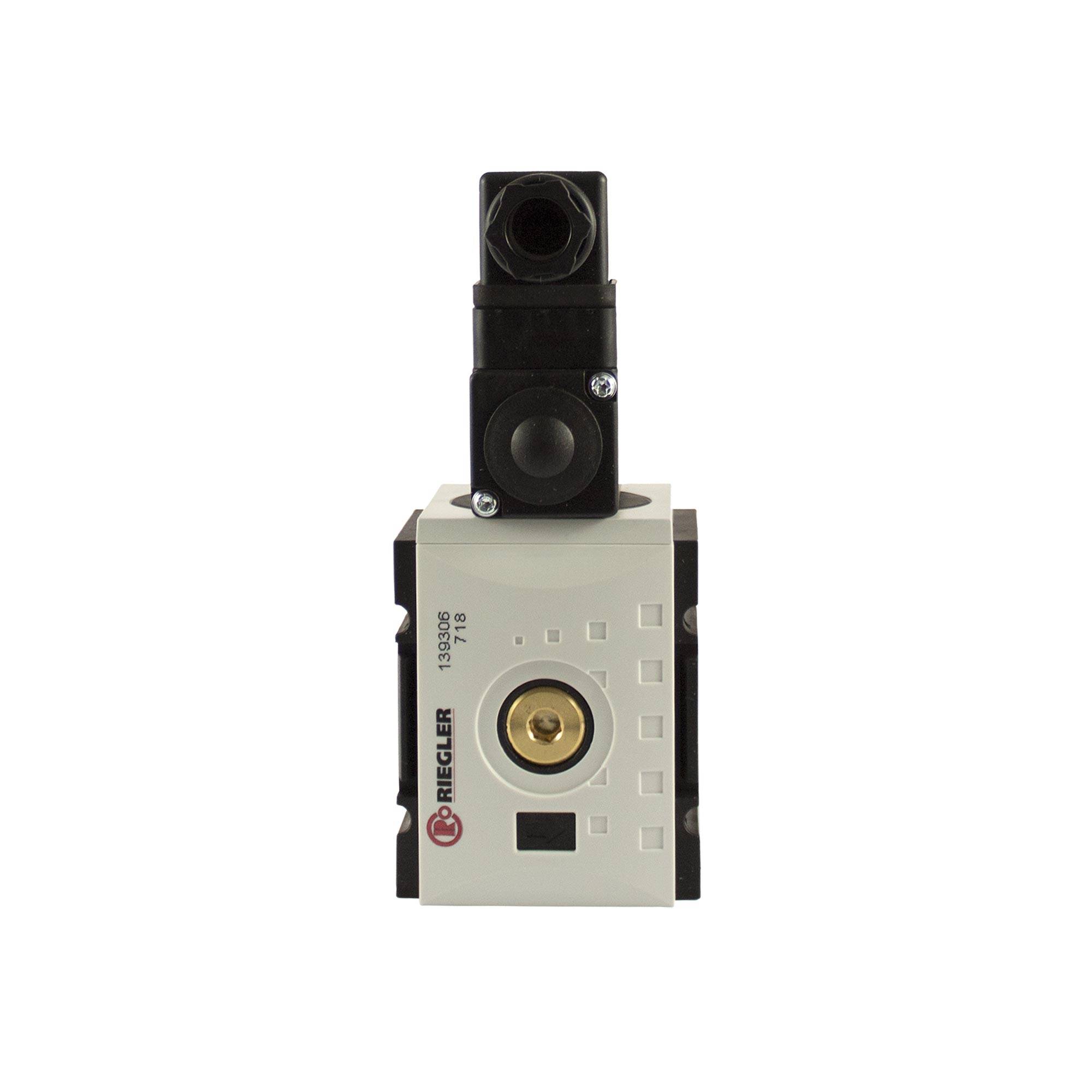 RIEGLER Verteiler »FUTURA«, BG 2, G 1/2, mit mechanischem Druckschalter, Einstellbereich 0,5 - 10 bar, Eingangsdruck max-0