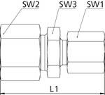 RIEGLER Edelstahlkugelhahn, 2-teilig, Innen-/Innengewinde, G 1/2, DN 15, Betriebstemperatur -20 °C bis 180 °C, PN max. 6-2
