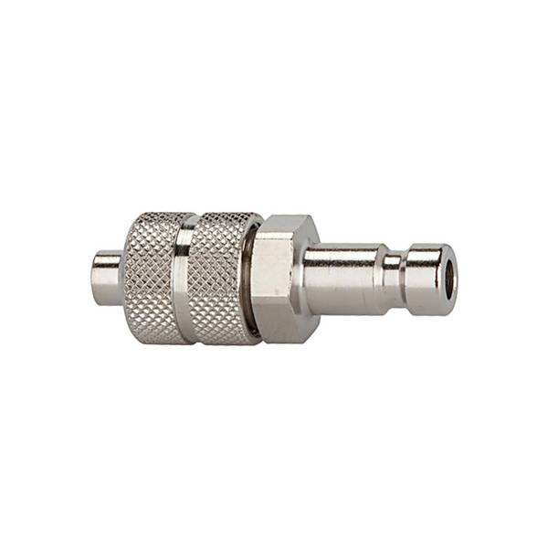 RIEGLER Nippel für Kupplung NW 2,7, ES 1.4305, für Schlauch 6x4, SW 8, Betriebsdruck 0 - 35 bar, Mediums-/Umgebungstemp.