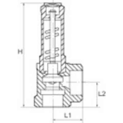 RIEGLER Rückschlagventil, leichte Bauweise, ES 1.4301, Betriebstemp. -20 °C bis 150 °C, G 1/4, PN max. 16 bar, Öffnungsd-3