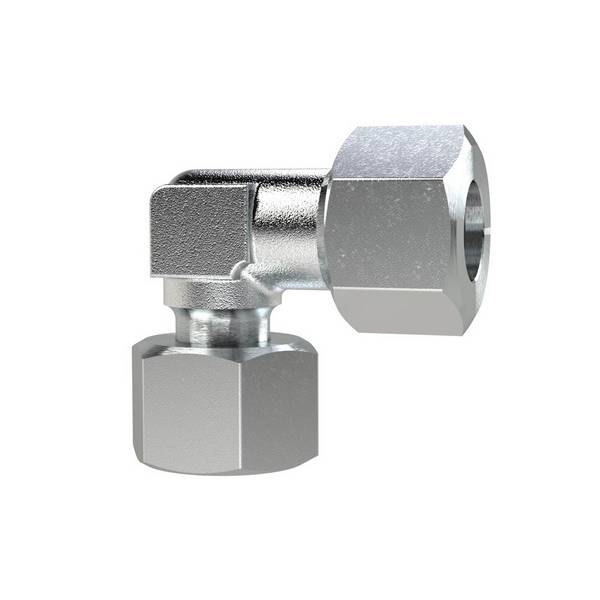 RIEGLER Einst. Winkel-Anschlussverschraubung, 360° drhb., Dichtkegel, Mutter M16x1,5 i., Rohr-Außen-Ø 10 mm, PN max. 315