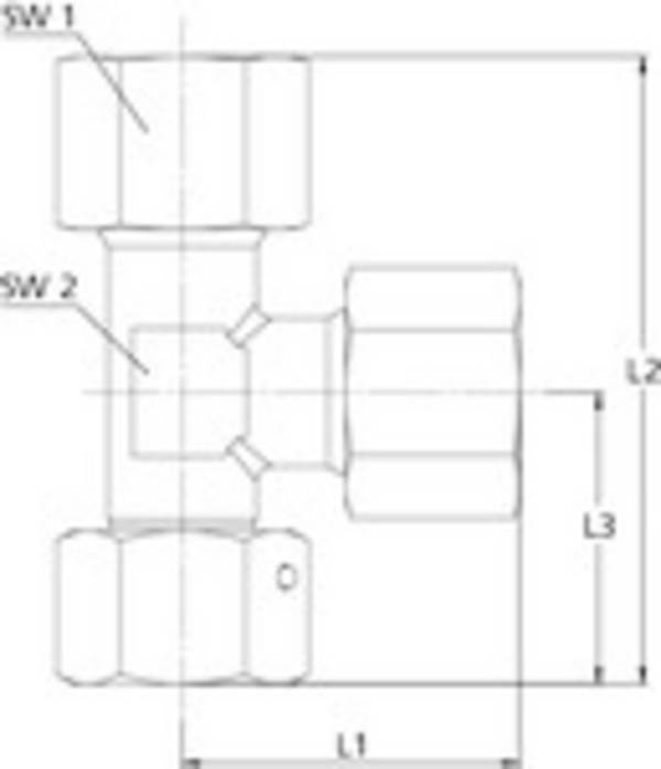 RIEGLER Einstellbare L-Verschraubung, Dichtkegel, 360° drehbar, Mutter M18x1,5 i., Rohr-Außen-Ø 10 mm, PN max. 630 bar,