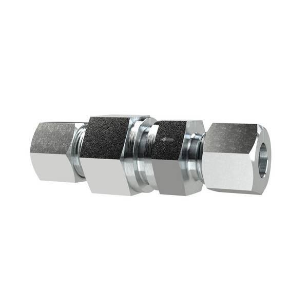 RIEGLER Rückschlagventil, Rohr-Außen-Ø 22, PN max. 160, SW1 36, SW2 46, SW3 41, Stahl verzinkt.  Rückschlagventil, mit b
