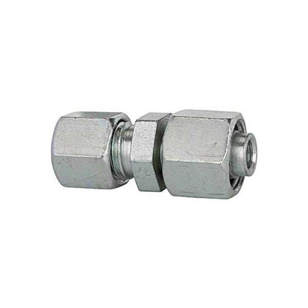 RIEGLER Reduzierung, Rohr-Außen-Ø Muffen 28/12 mm, PN max. 160 bar, SW1 32, SW2 22, SW3 41 , Stahl verzinkt.  Reduzierun