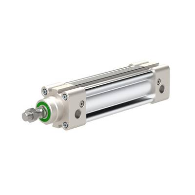 RIEGLER Normzylinder SAI, ISO 15552, doppeltwirk. Magnet, Kolben-Ø 40, Hub 200, Anschluss G 1/4, 1,5-10 bar, -20°C bis 7-0