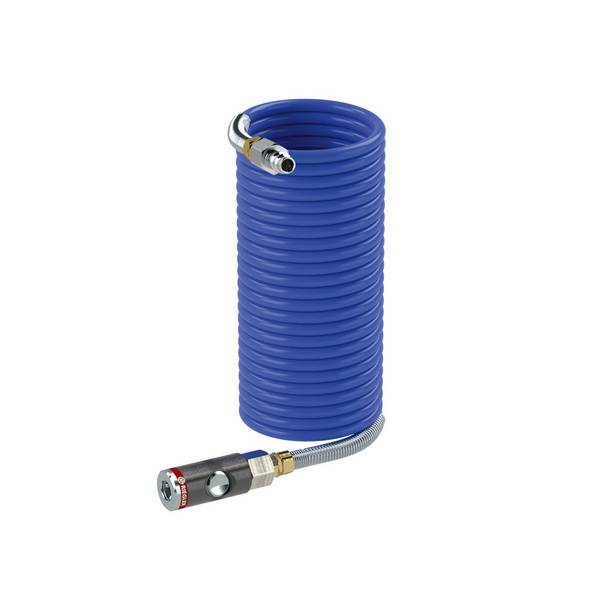 RIEGLER Spiralschlauch-Kupplung-Set, Sicherheitskupplung NW 7,4, Polyamid, Schlauch-ø 12x9, PN bei 23 °C max. 12 bar, Lä