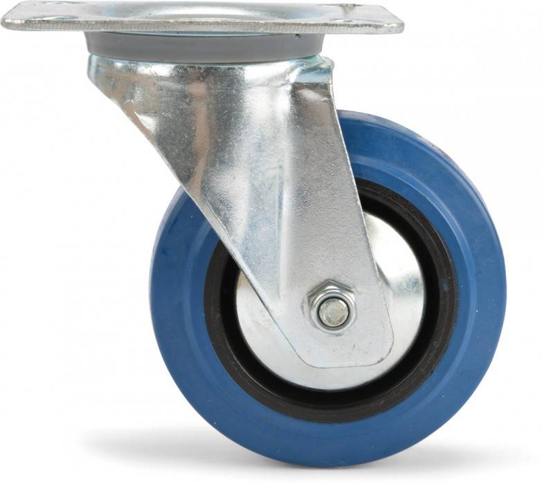 Riggatec Lenkrolle 100mm BLUE WHEEL-0