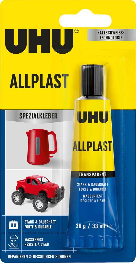 UHU ALLPLAST 30g Tube Infokarte-0