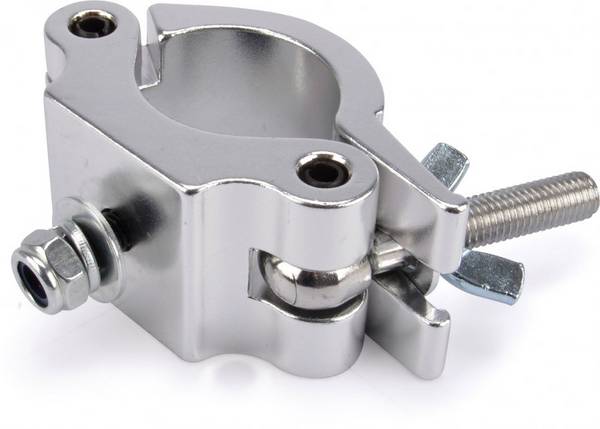 Riggatec Halbschelle - Halfcoupler breit silber bis 500 kg (48 - 51 mm)