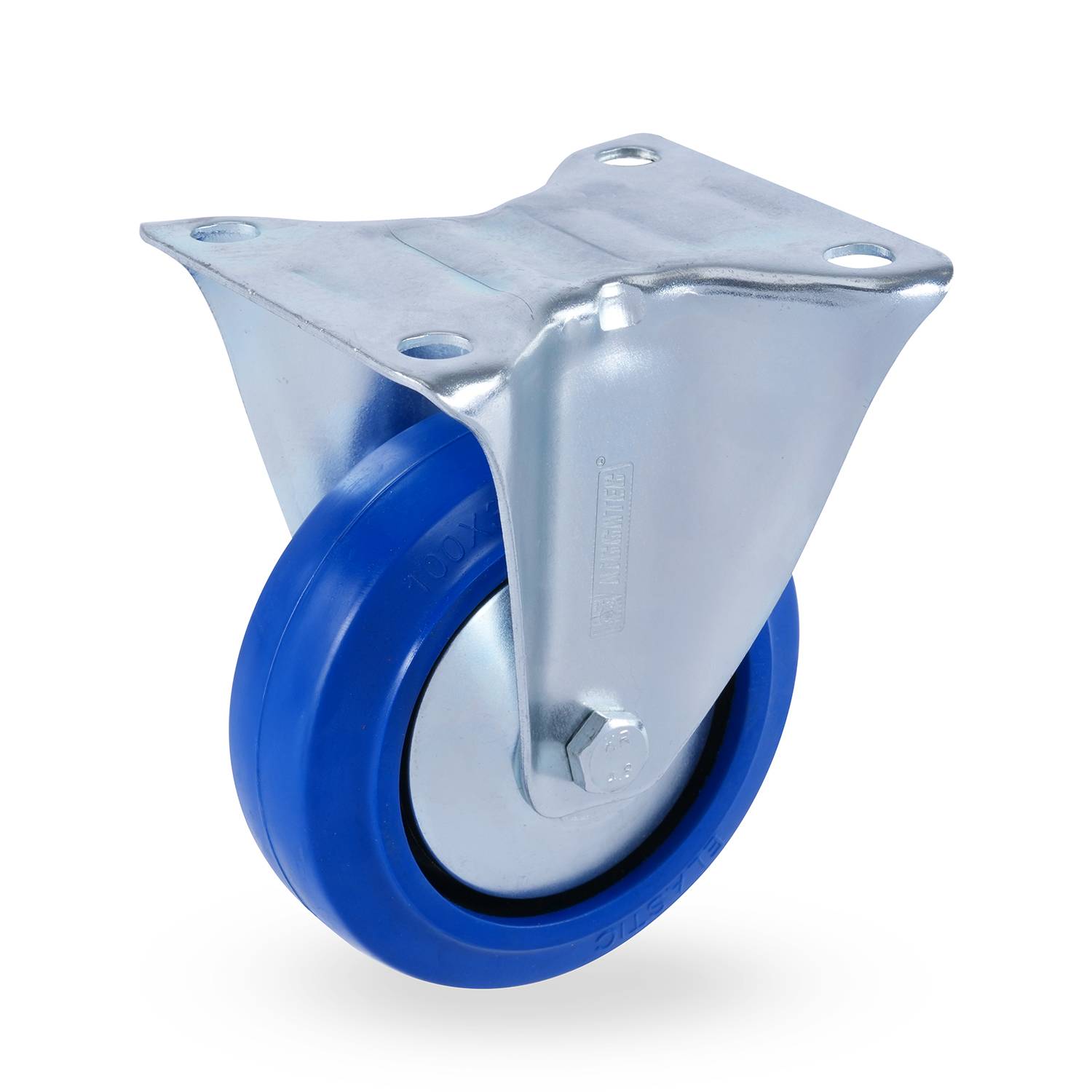 Riggatec Bockrolle 100mm BLUE WHEEL-1