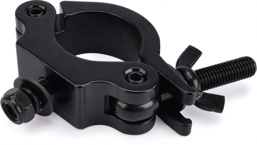 Riggatec Halbschelle - Halfcoupler schmal schwarz bis 200 kg (48 - 51 mm)-0