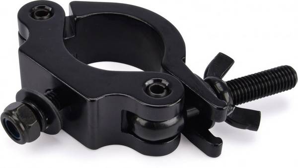 Riggatec Halbschelle - Halfcoupler schmal schwarz bis 200 kg (48 - 51 mm)