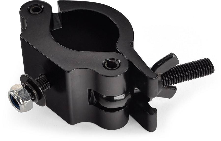 Riggatec Halbschelle - Halfcoupler breit schwarz bis 500 kg (48 - 51 mm)-2