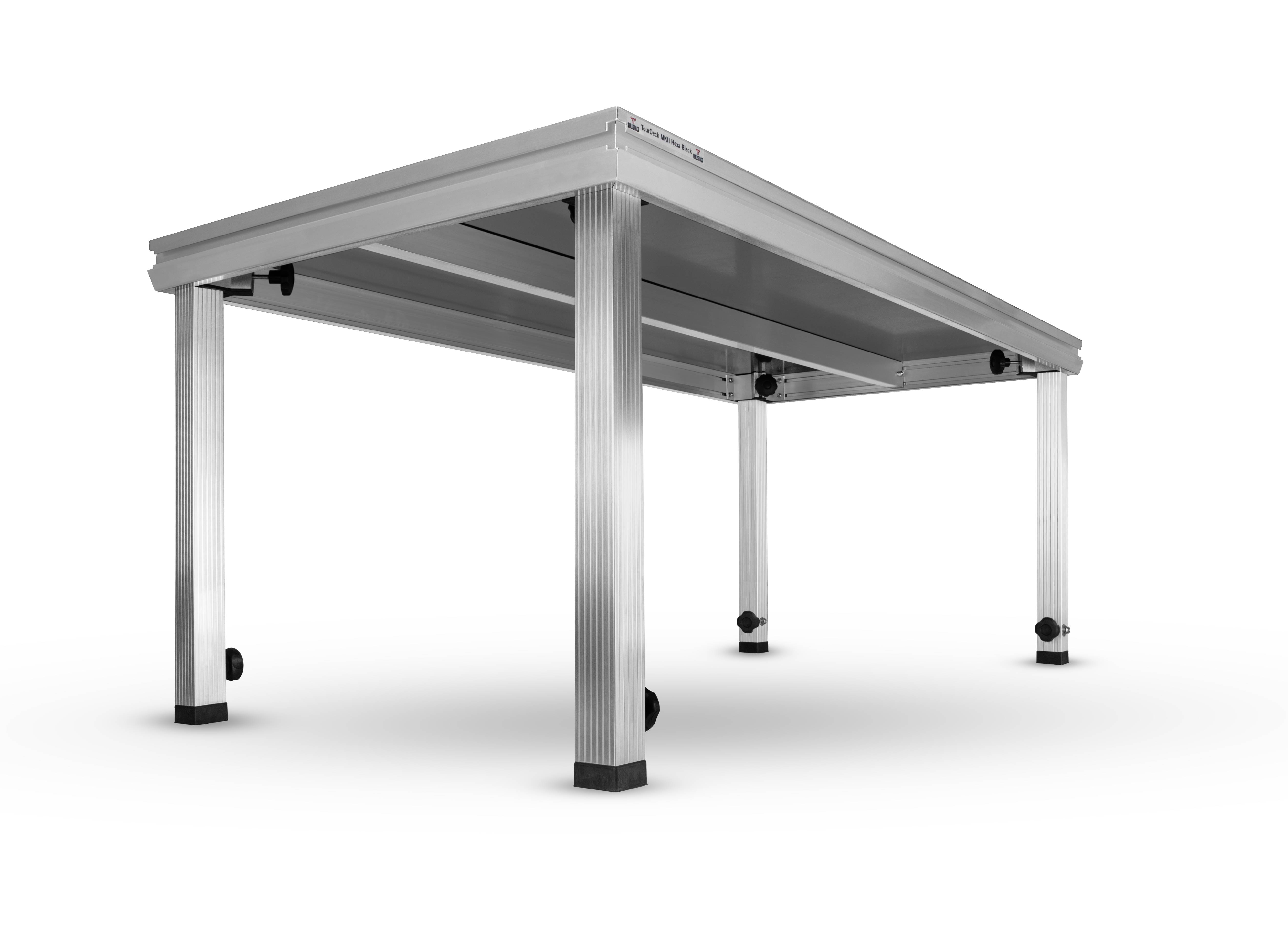 Bullstage Bühnenpodest TourDeck MKII outdoor 1x0,5m Hexa schwarz-4