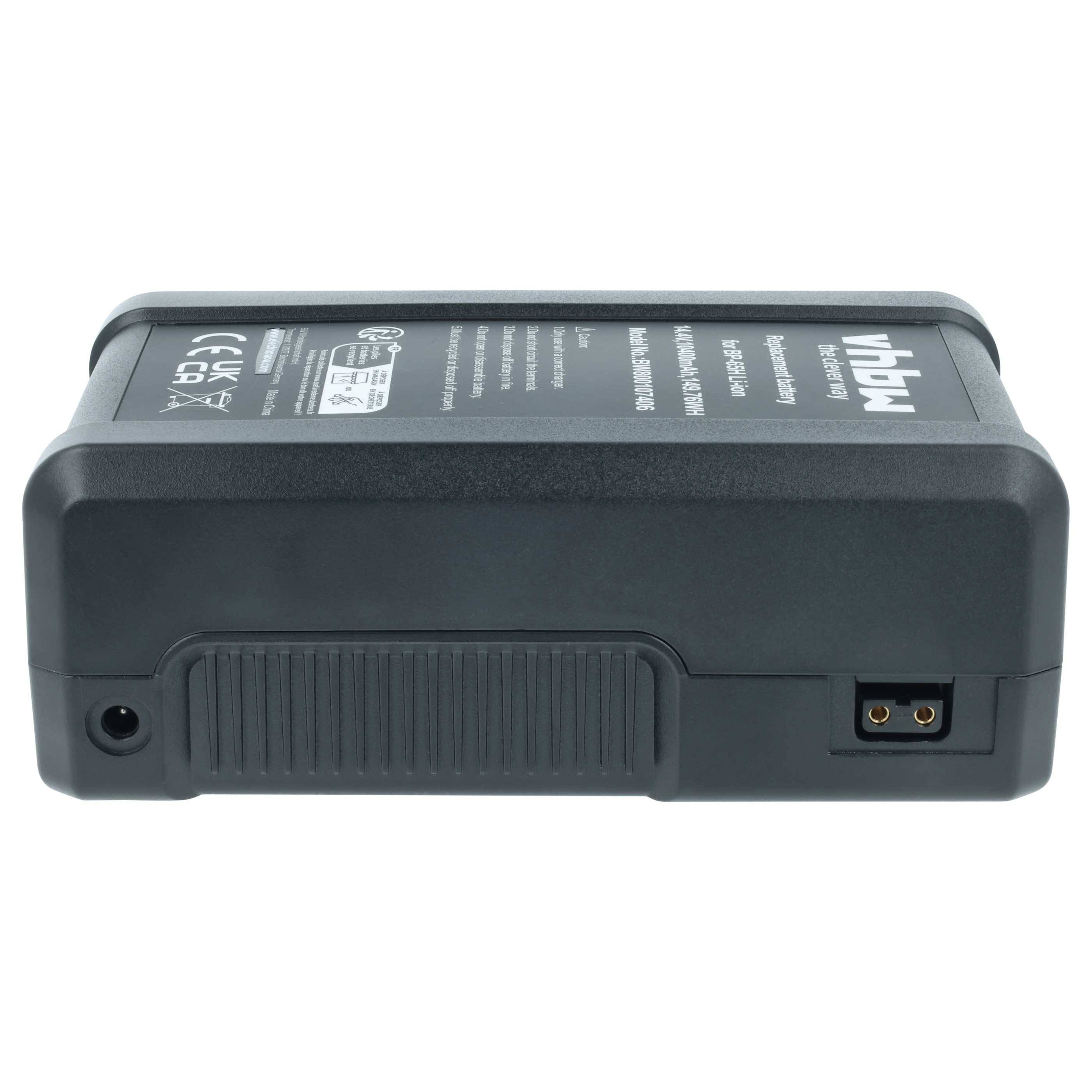 vhbw 1x Akku kompatibel mit Sony DXC-D50PK, DXC-D50PH, DXC-D50WS, DXC-D50PL, DXC-D50WSH Videokamera Camcorder (10400 mAh-3