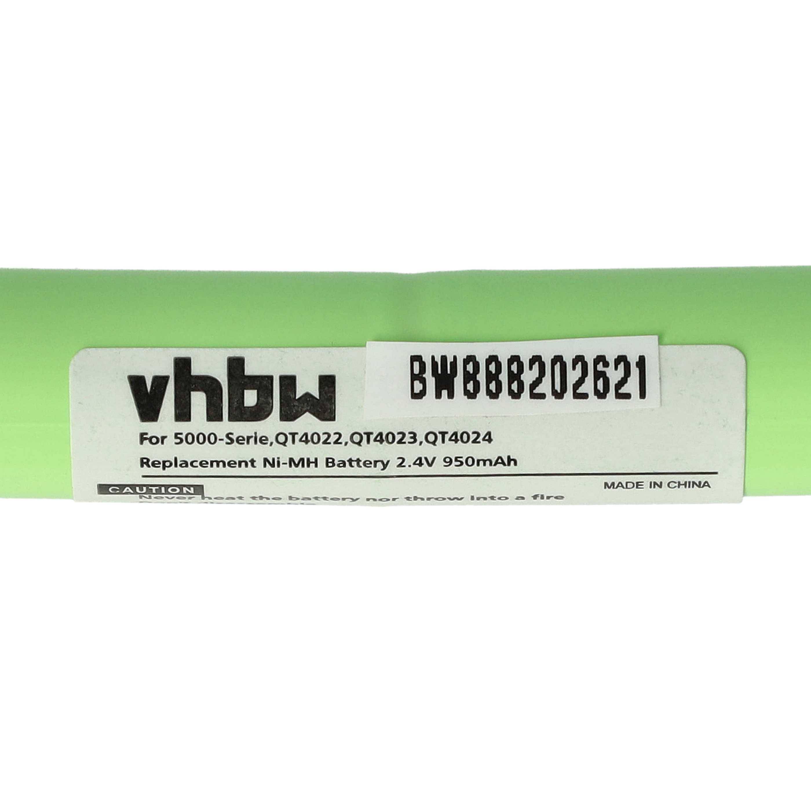 vhbw Akku kompatibel mit Philips QT4024 | QT4032, QT4022/32 Series 5000, QT4023, QT4020 Rasierer (950 mAh, 2,4 V, NiMH)-4