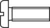 TOOLCRAFT 814768 Zylinderschrauben M3 35 mm Schlitz DIN 84 Stahl verzinkt 100 St.