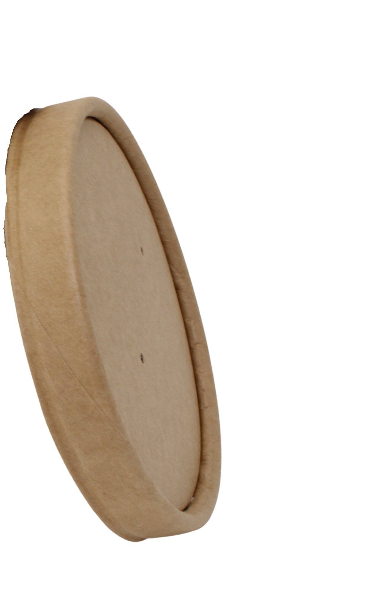Deckel Double Disk für Pappbehälter Kraft 225 + 350 ml - Typ: Deckel - 25 Stück-0