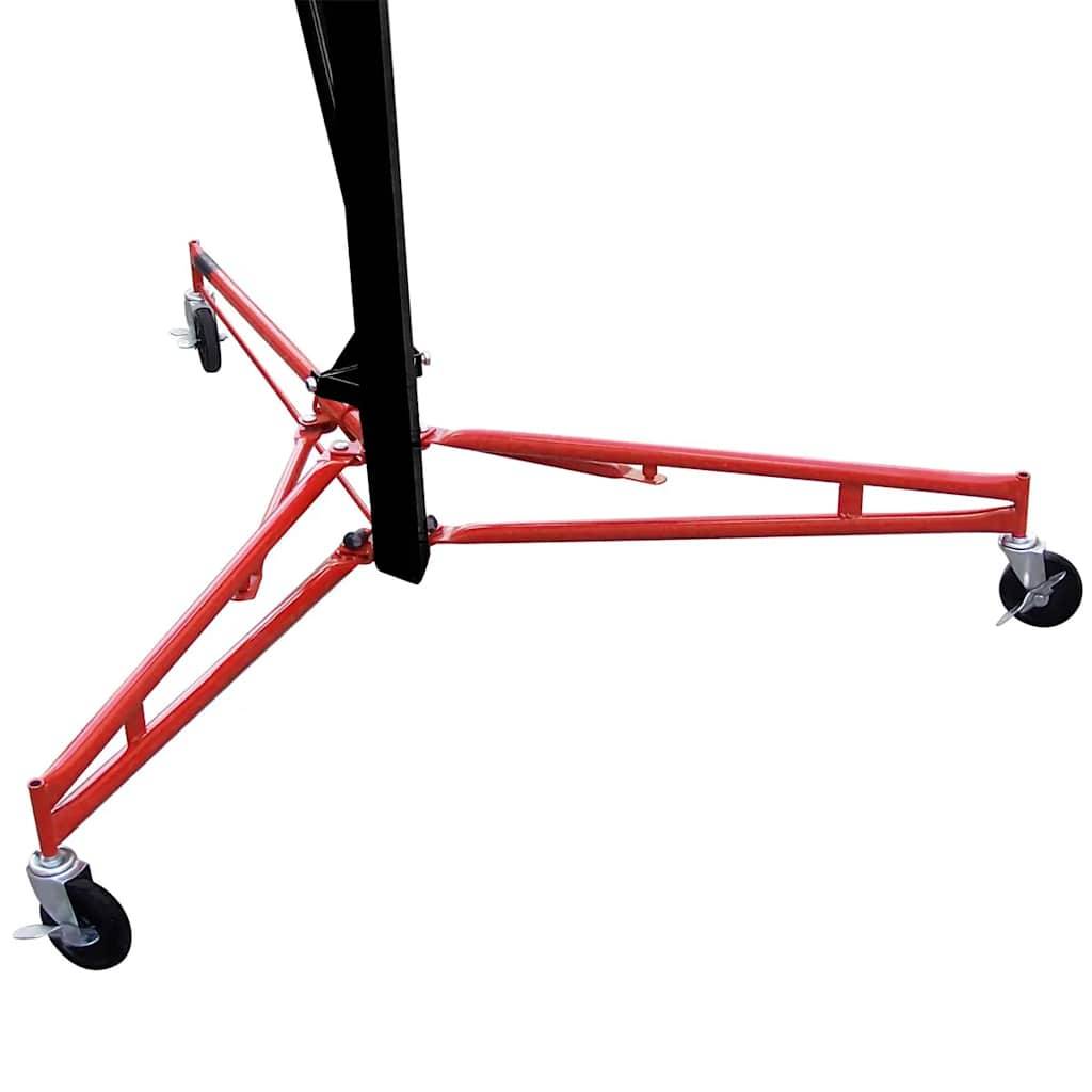 vidaXL Plattenheber Rot und Schwarz Stahl-3