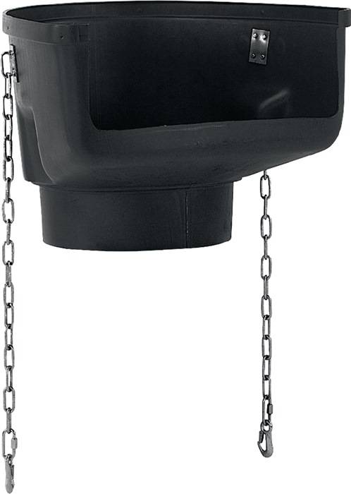 Schuttrohrtrichter 6kg PE kurz D.oben=528mm 412mm MÜBA-0
