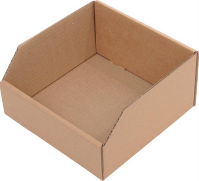 Regalkasten L200xB200xH100mm braun 1-wellige Pappe-0