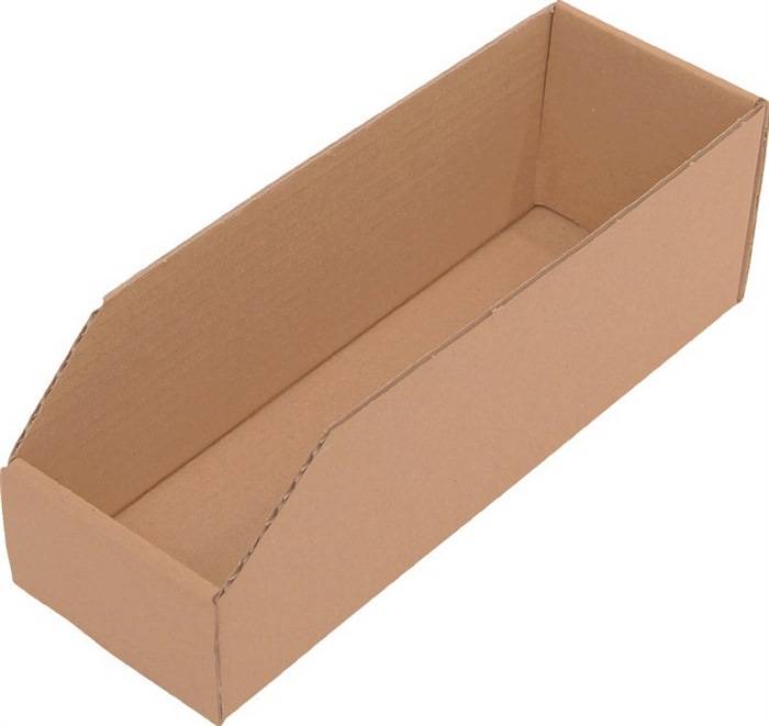 Regalkasten L300xB100xH100mm braun 1-wellige Pappe-0