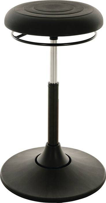 Drehhocker Ku.-Tellerfuß PU-Integralschaum schwarz Sitz-H.510-700mm LOTZ