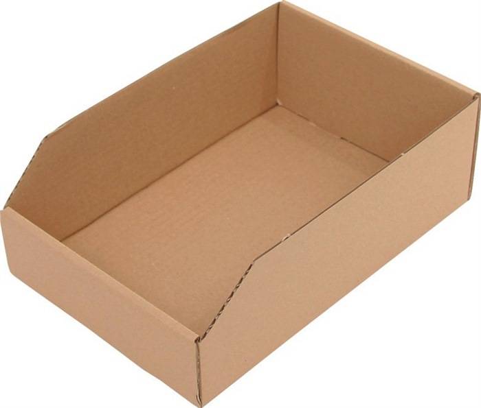 Regalkasten L300xB200xH100mm braun 1-wellige Pappe-0