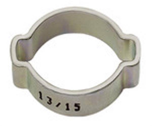 2-Ohr-Schl.klemme, Stahl glanzv. (W1), Spannbe. 20-23 mm, 8,0 mm