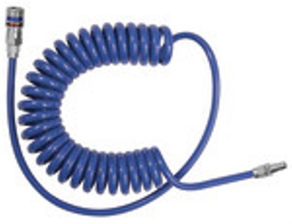 Spiralschlauch-Sicherheitskupplung-Set, PUR, Schl.-ø 12x8, 4,0 m