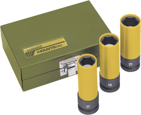 Proxxon Industrial IMPACT 1/2" Kraft-Steckschlüsseleinsatz-Set  1/2" (12.5 mm) 3teilig 23 938
