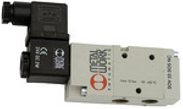 3/2-Wegeventil, elektropneumat., monostabil, G 1/8, NC, 24 V DC