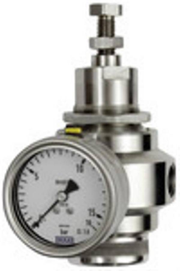 Edelstahl-Druckregler, 1.4401, BG 1, G 1/4, 0,4 - 4,0 bar