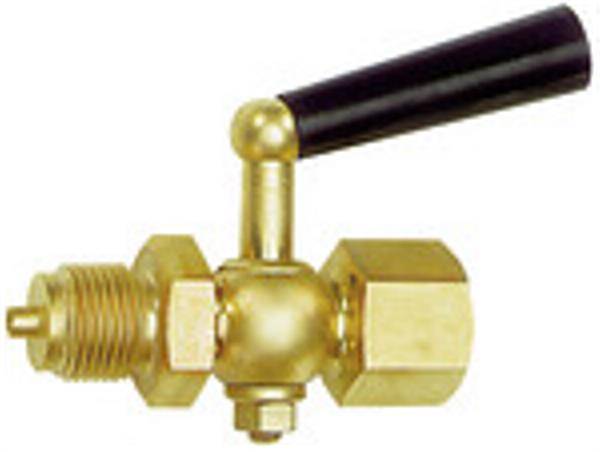 Manometer-Absperrhahn, Muffe - Zapfen, Edelstahl 1.4571, G 1/2-0
