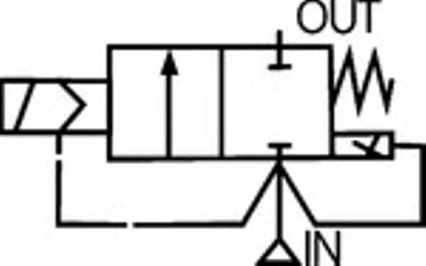 Impulsmembranventil, NC, 24 V DC int. Vorsteuerung, G 2 1/2, CR-1
