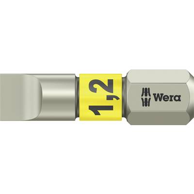 Wera 3800/1 TS 1,2 X 6,5 X 25 MM Schlitz-Bit 6.5 mm Edelstahl  D 6.3 1 St.