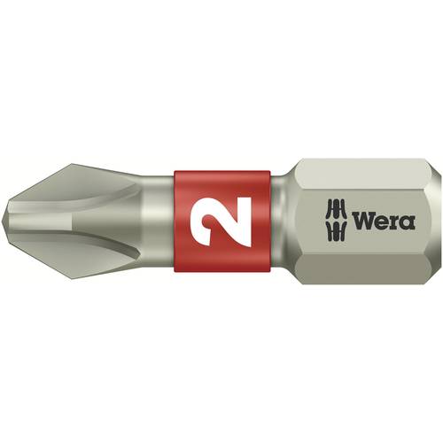 Thumbnail - Wera 3851/1 TS PH 2 X 25 MM 05 071011 001 Kreuzschlitz-Bit PH 2 Edelstahl D 6.3 1 St.