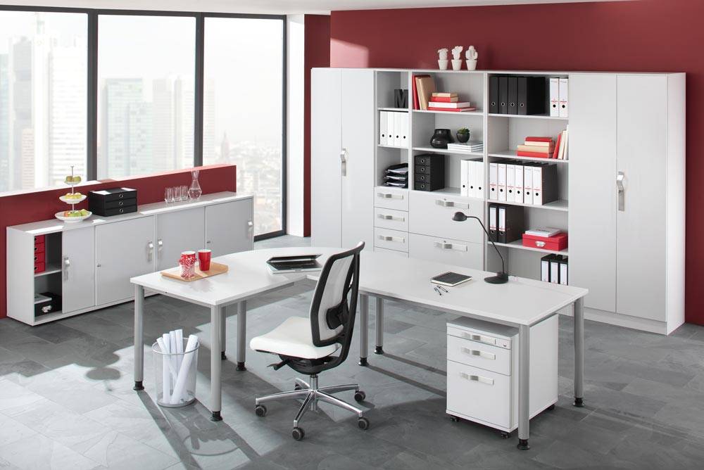 Schreibtisch 180x100cm eiche-1