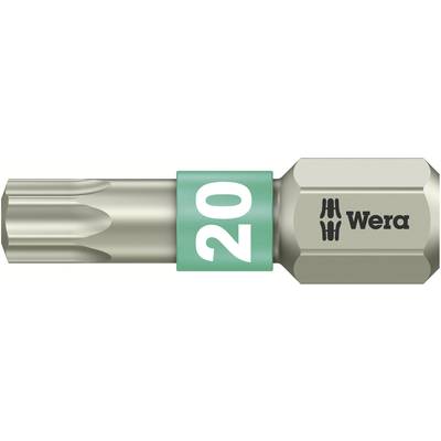 Wera 3867/1 TS TX 20 X 25 MM 05071034001 Torx-Bit T 20 Edelstahl  D 6.3 1 St.