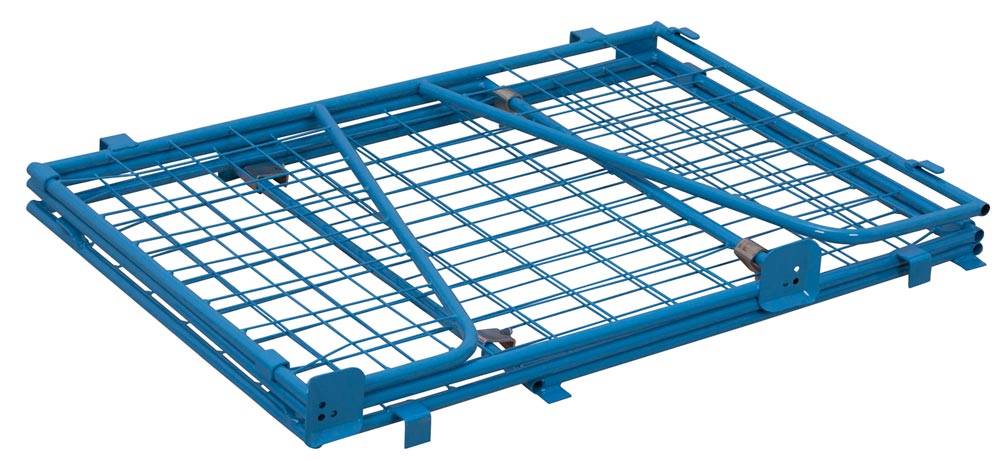 Palettenaufsatz, Höhe 1000 mm, für Paletten 800x1200 mm, Auflast 1000 kg, RAL 50-1
