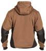 Sweatshirt-Jacke, LEHMBRAUN/ANTHRAZITGRAU, Gr. XL-1