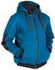 Sweatshirt-Jacke, AZURBLAU/ANTHRAZITGRAU, Gr. XS-0