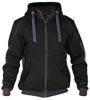 Sweatshirt-Jacke, SCHWARZ/ANTHRAZITGRAU, Gr. 3XL
