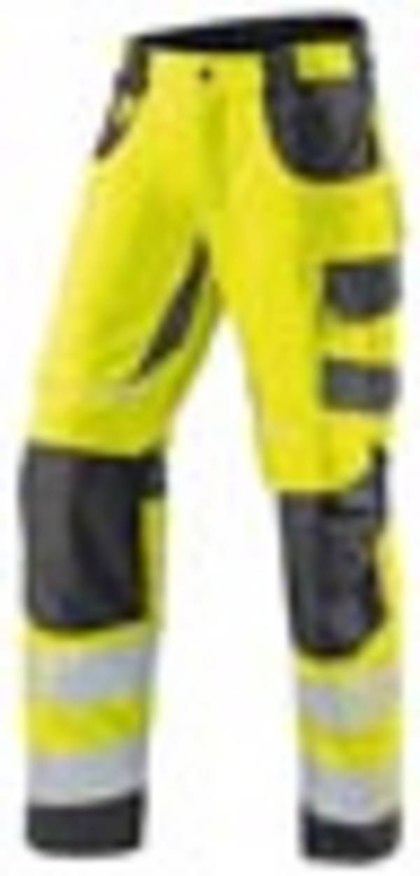 Warnschutz-Sommer-Bundhose Reflectiq, Farbe warngelb/anthrazit, Gr.56