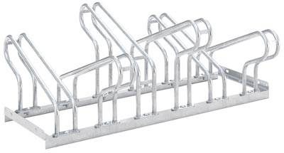 Bügelparker, Stahl verzinkt, zweiseitige Radeinstellung, Radabstand 350 mm, Hoch-0